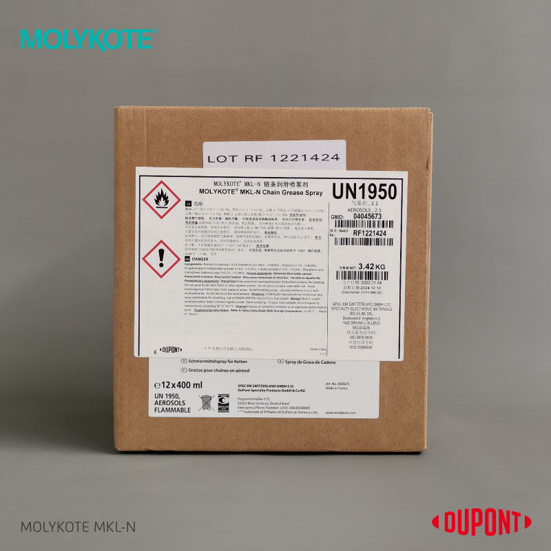 MOLYKOTE MKLN GREASE SPRAYMOLYKOTE摩力克朗诚工业技术